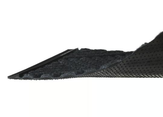 Kombinationsmatta Matting Combi Premier svart 85x150cm