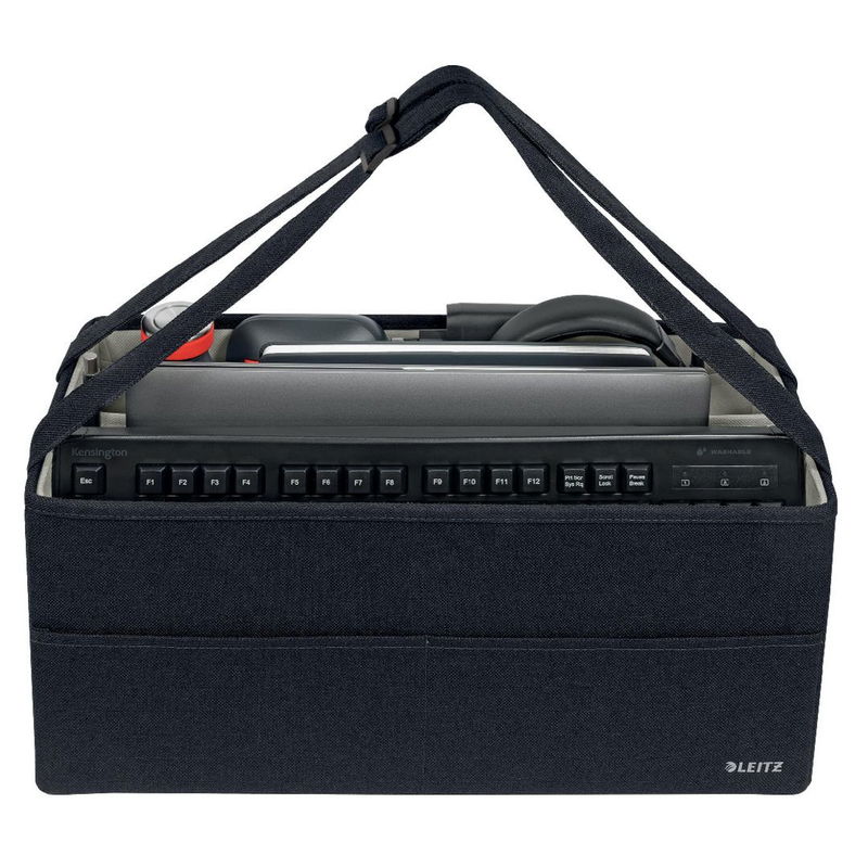 Mobil Förvaring Leitz Tygklädd Grå 465x210x200mm