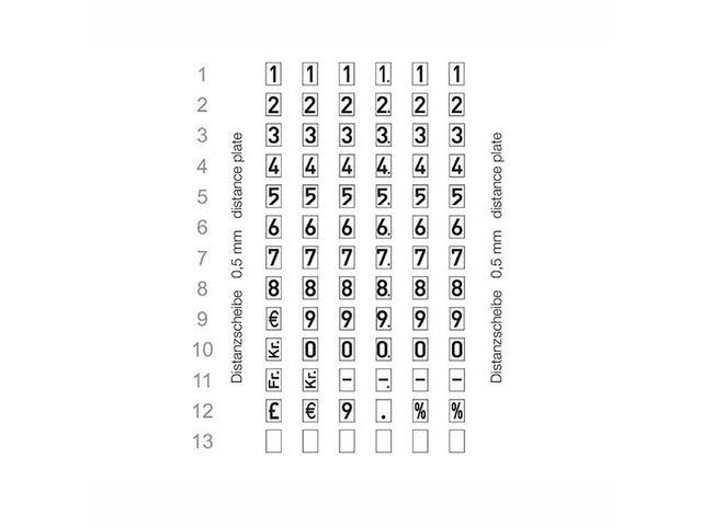 Prismärkare METO Classic 626S 26x16 1 rad