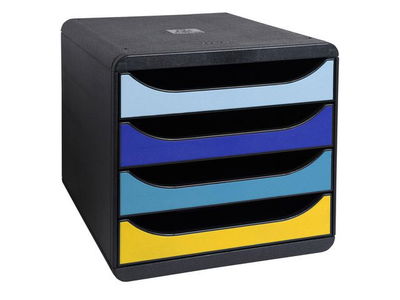 Blankettbox EXACOMPTA BeeBlue 4 lådor