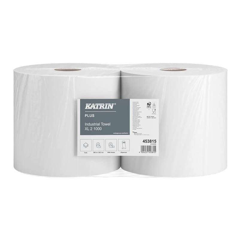 Industrirulle Katrin XL Plus 2-lg 265mm x 360m, 2/fp