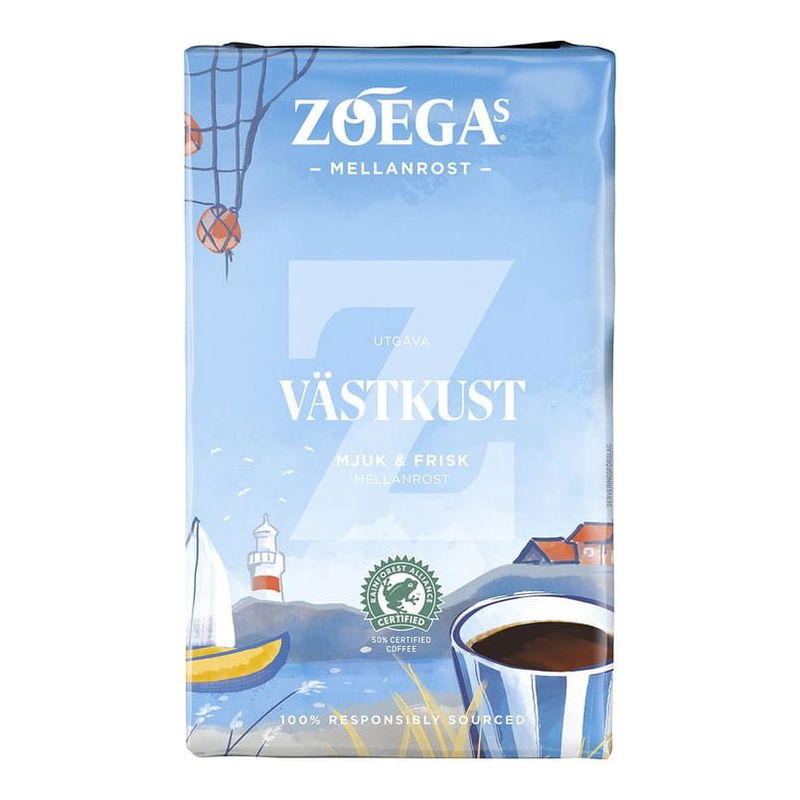 Kaffe Zoégas Västkust Brygg 450g