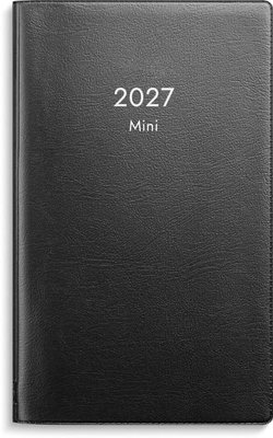 Almanacka Burde 3212 Mini Plast 2027 Svart
