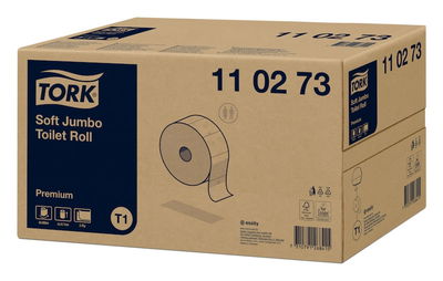 Toalettpapper Tork T1 Soft Jumbo Premium 2-lag Vit, 6/FP