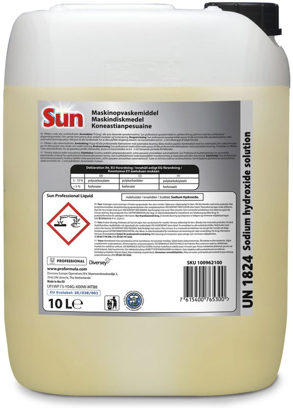 Maskindiskmedel Sun Professional 10L