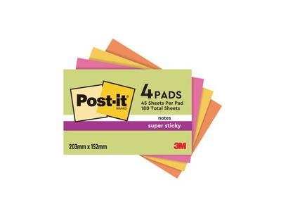 Notes POST-IT SS Meeting Note 203x152mm, 4/fp