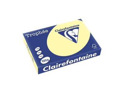 Kopieringspapper TROPHEÉ A4 120g oh ljusgul 250/F