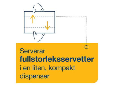 Servett TORK Xpressnap N14 natur 720/fp