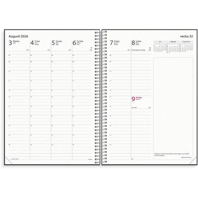 Kalender Business VIP 2026 svart