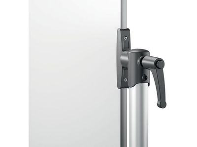 Whiteboard dubbelsidig mobil NOBO stål 150x120cm
