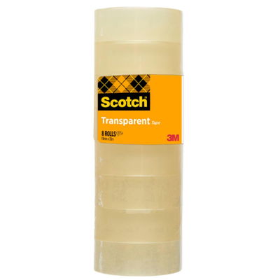 Kontorstejp SCOTCH 508 standard 19mmx33m, 8/fp