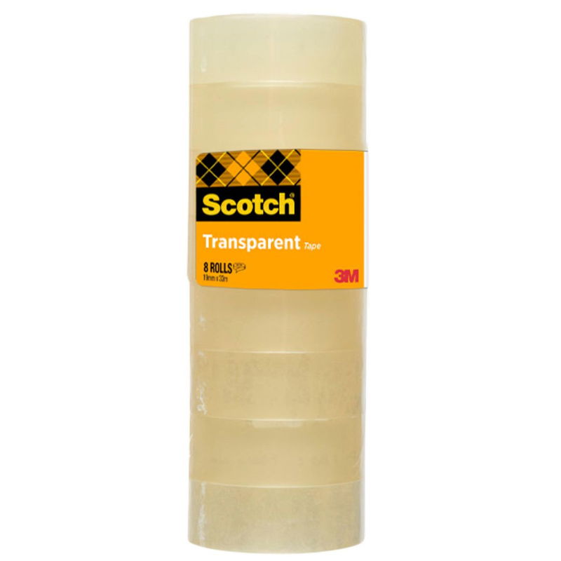 Kontorstejp SCOTCH 508 standard 19mmx33m, 8/fp