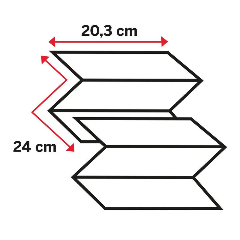 Pappershandduk KATRIN Z-vikt Non Stop M 2-Lagers, 3000/fp