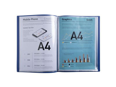 Demobok EXACOMPTA 40 fickor, 4/fp