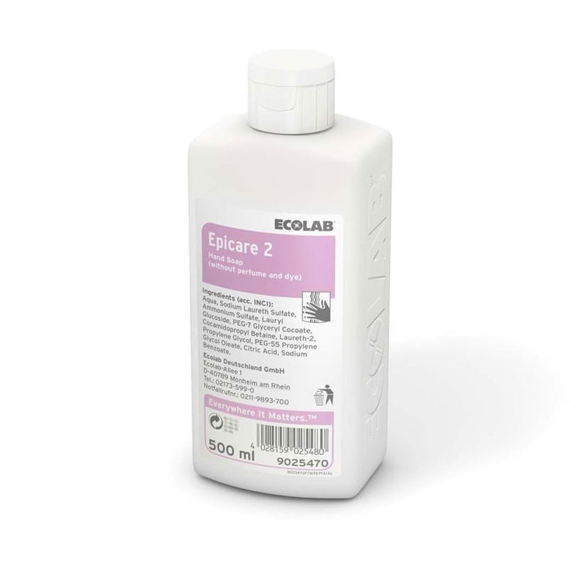 Flytande Tvål Ecolab Epicare 2 500ml, 12 st/krt