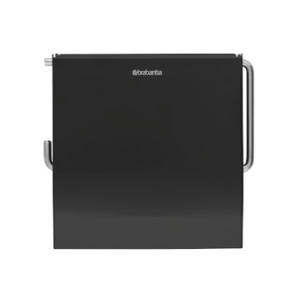 Toalettpappershållare Brabantia ReNew Matt Svart