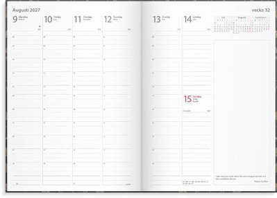 Almanacka Burde 5881 Business Flora 2027 A5