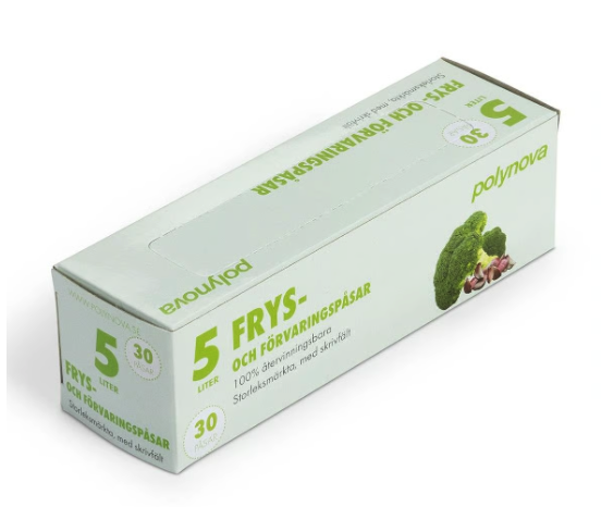 Fryspåse HD 5L Transparent, 30 st/fp