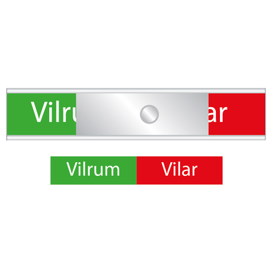 Skylt. Vilrum Vilar Skylt. Vilrum Vilar