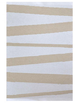 Plastmatta Åre - beige/vit
