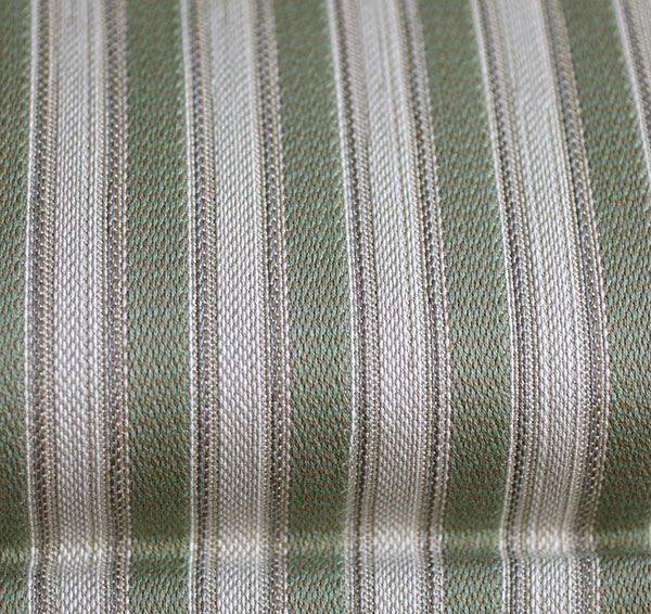 Möbeltyg randigt - Viktoria nr.70 grön