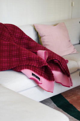 Ullpläd Darling - 215x150 cm - fuchsia