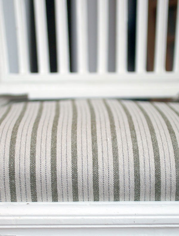 Linnetyg grönrandigt - Tetbury Stripe  - Sanderson