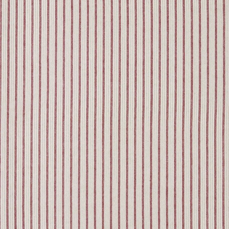 Linnetyg mörkröd randigt - Tetbury Stripe  - Sanderson