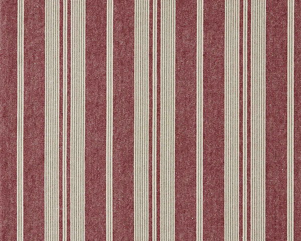 Linnetyg rödrandigt - Amberly Madder - Sanderson