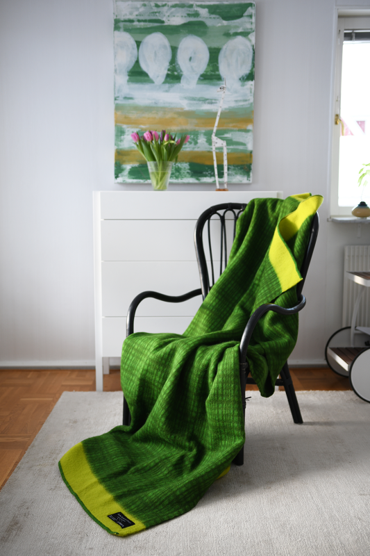 Ullpläd Darling - 215x150 cm - kiwi