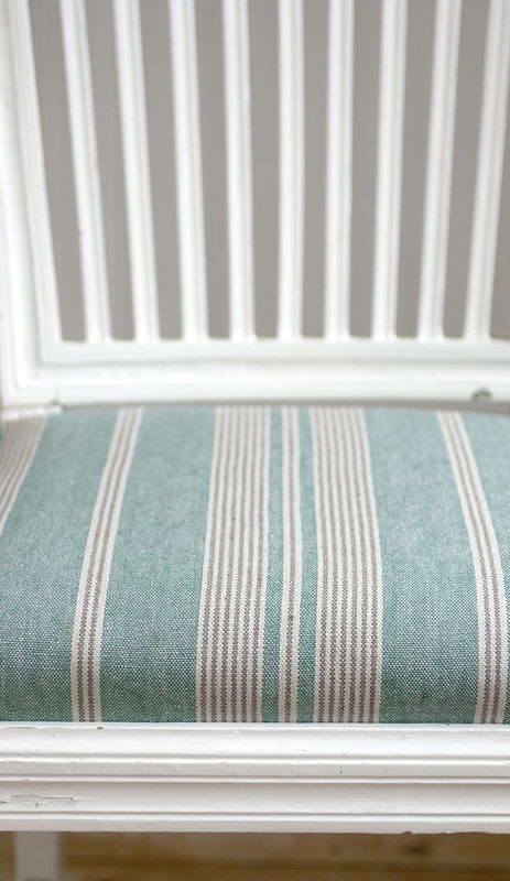 Linnetyg turkosrandigt - Amberly Mineral blue - Sanderson