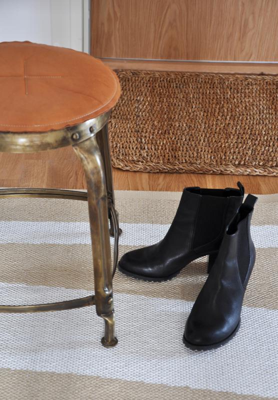 Plastmatta Åre - beige/vit