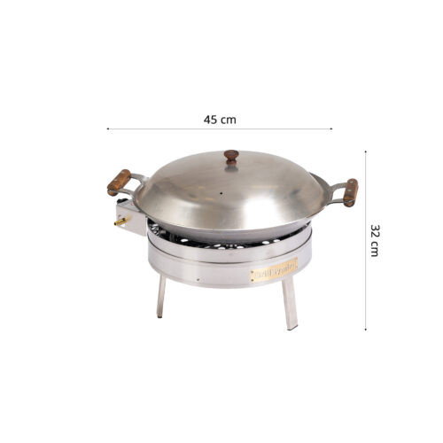 GrillSymbol Cataplana wokpanna set PRO-450 CAT
