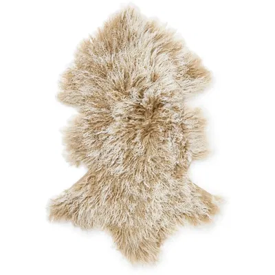 Shansi Tibetlamm 55 x 95 cm Beige Snowtop