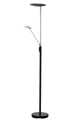 Cadiz GOLVLAMPA SVART-Mässing/Stål/ Svart stål