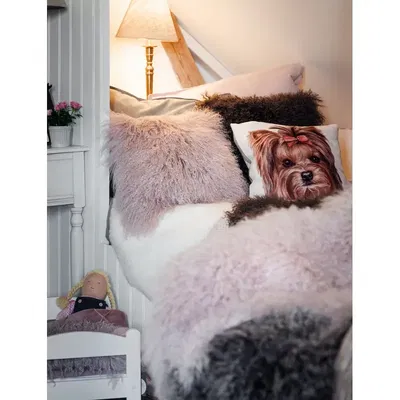 Shansi Tibetlamm 55 x 95 cm  Pale Pink