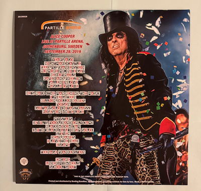 Alice Cooper Ol´ blackeyes is back Blå vinyl Live Partille arena 2019-09-28 2LP
