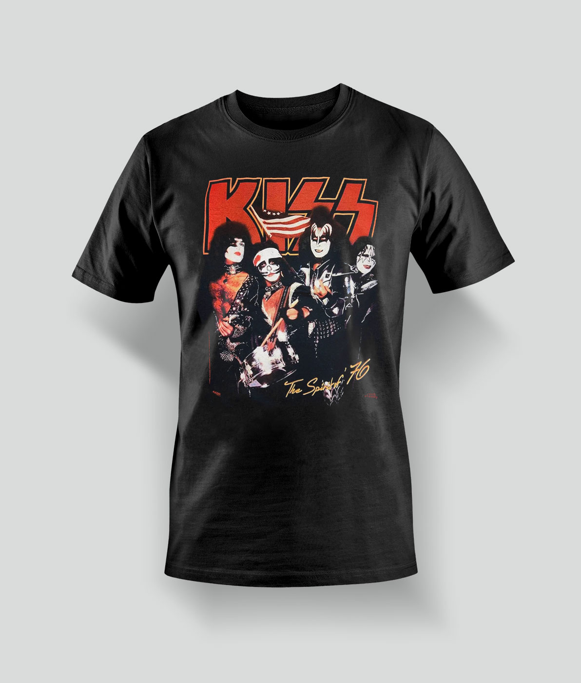 KISS T-Shirt Rock And Roll Over