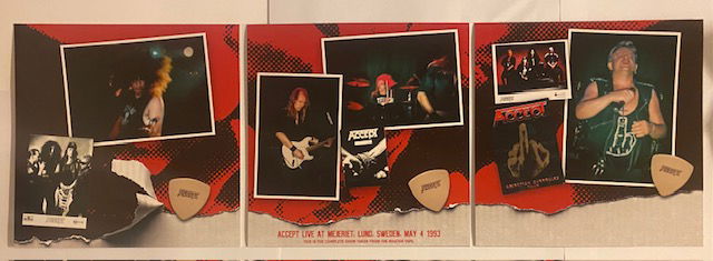 Accept Live at mejeriet Lund 1993-05-04 Röd vinyl 3LP