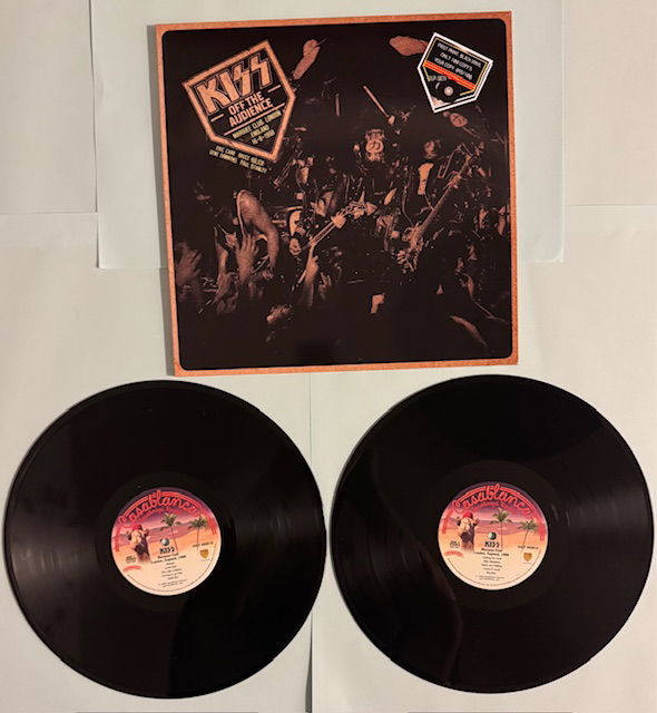 KISS LP OFF THE AUDIENCE Marquee Club London 1988 2LP Svart vinyl