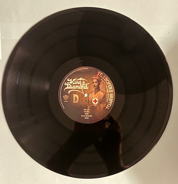 King Diamond ST. LUCIFER´S HOSPITAL Svart Vinyl Live at KB Hallen. Copenhagen