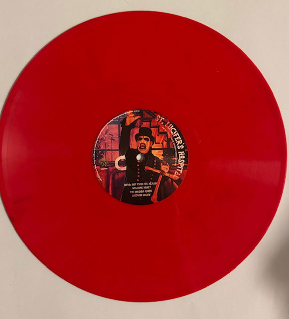 King Diamond ST. LUCIFER´S HOSPITAL Röd vinyl Live at KB Hallen. Copenhagen