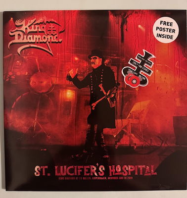 King Diamond ST. LUCIFER´S HOSPITAL Röd vinyl Live at KB Hallen. Copenhagen