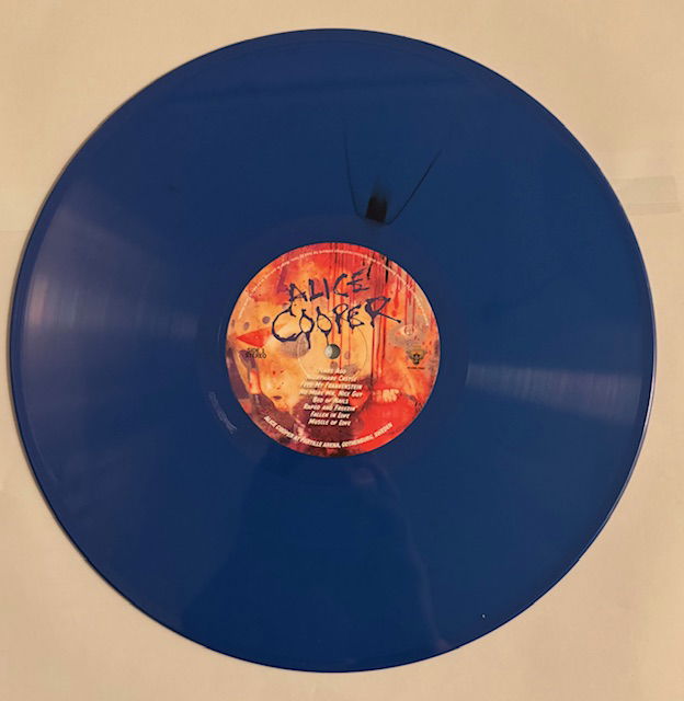 Alice Cooper Ol´ blackeyes is back Blå vinyl Live Partille arena 2019-09-28 2LP