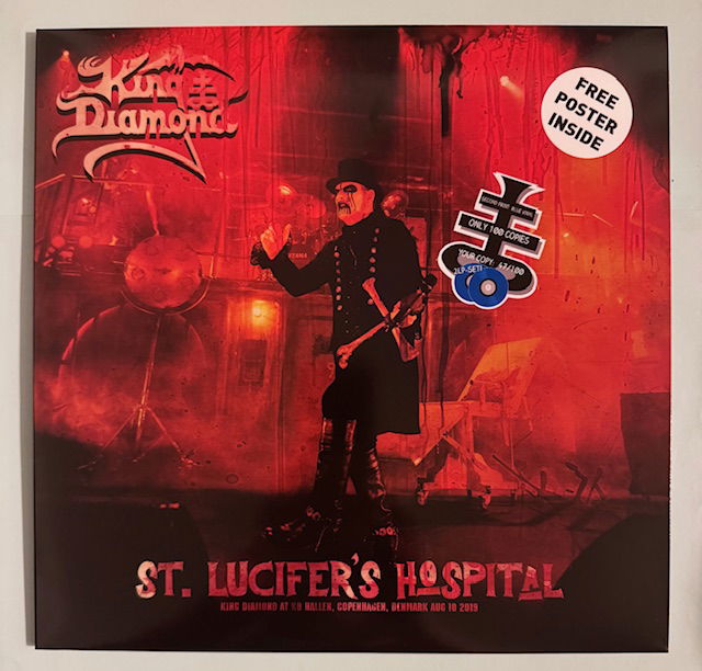 King Diamond ST. LUCIFER´S HOSPITAL Blå Vinyl Live at KB Hallen. Copenhagen