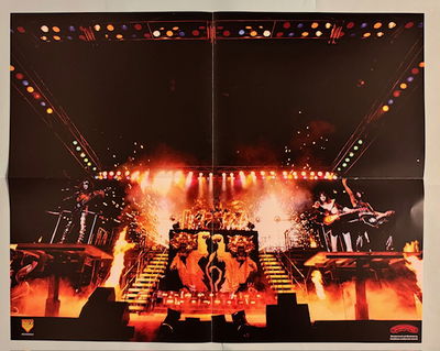 KISS LP Love Gun Röd vinyl Alternativomslag med pistol, poster och orderpapper