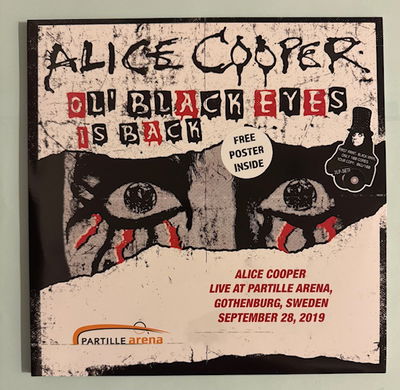 Alice Cooper Ol´ blackeyes is back Svart vinyl Live Partille arena 2019-09-28 2LP
