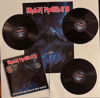 Iron Maiden LP Stockholm Brave New  Dawn 3LP Svart vinyl
