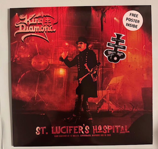 King Diamond ST. LUCIFER´S HOSPITAL Svart Vinyl Live at KB Hallen. Copenhagen