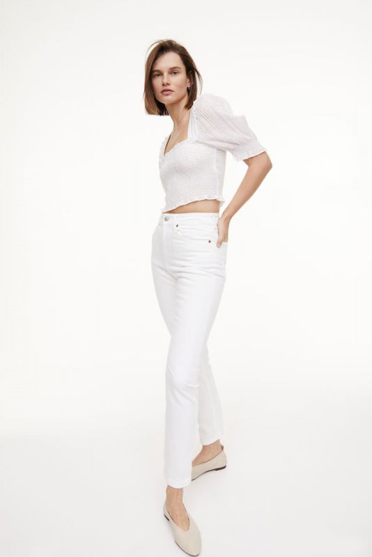 Slim High Ankle Jeans